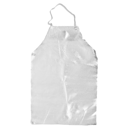 National Safety Apparel 24" X 36" 19 OZ. BIB APRON, ALUMINIZED CARBON/PARA-ARAMID A02NL24X36